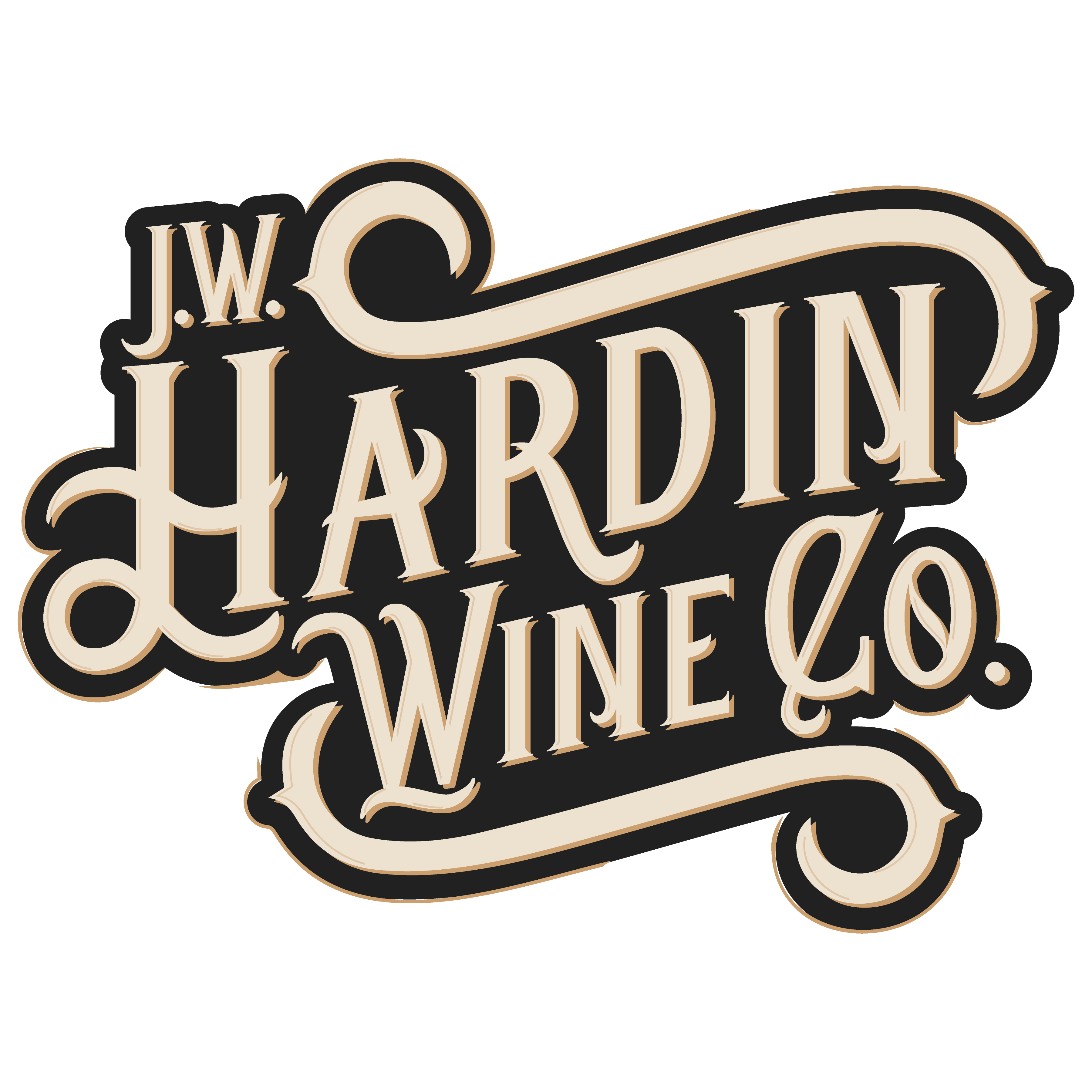 j.w. hardin wine co logo, committed wine garden sponsor